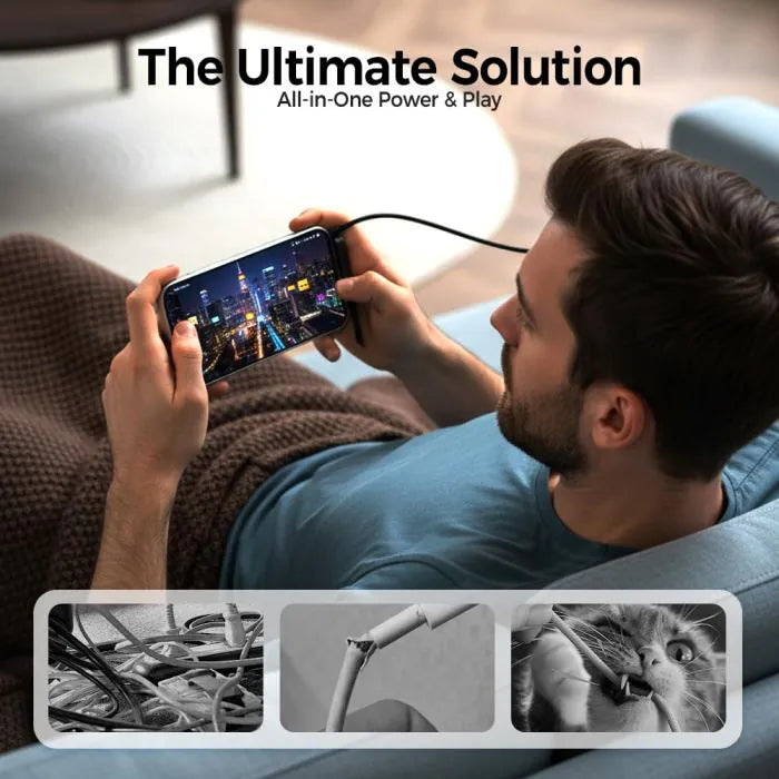 2-in-1 Stand Charging Cable | كابل شاحن سريع و حامل 2-في-1