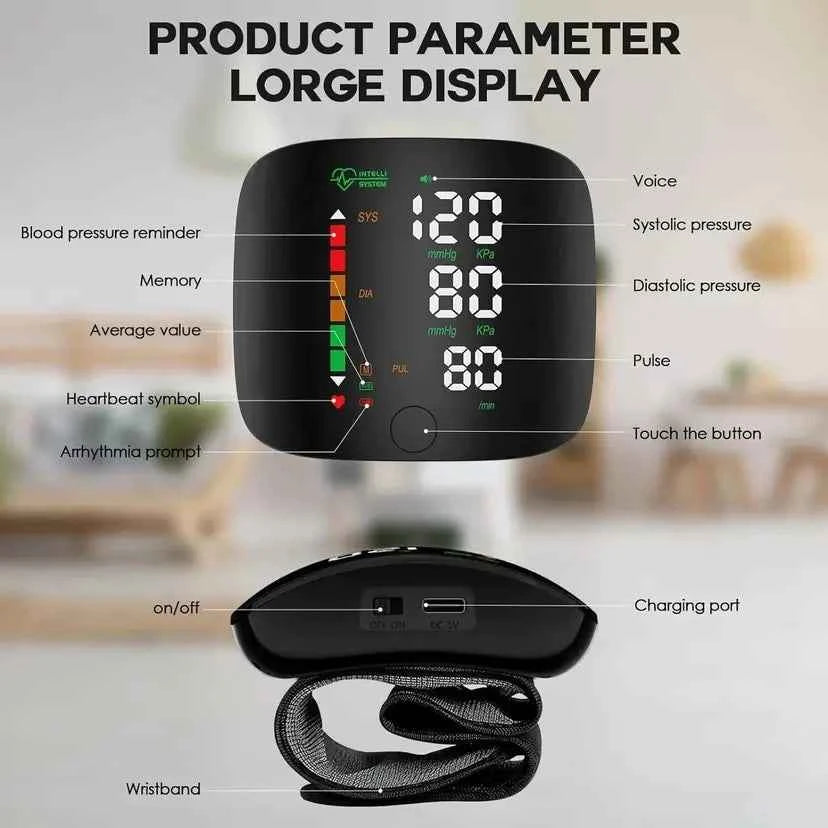 Automatic Wrist Blood Pressure Monitor