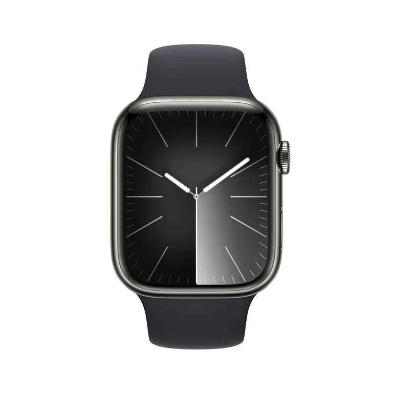 Apple Watch Series 9, GPS + Callular With Stainless Steel || ساعة أبل من السلسلة 9، مزودة بنظام تحديد المواقع العالمي (GPS)