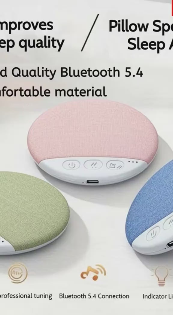 Bluetooth Pillow Speaker for Ultimate Relaxation and Sleep Comfort