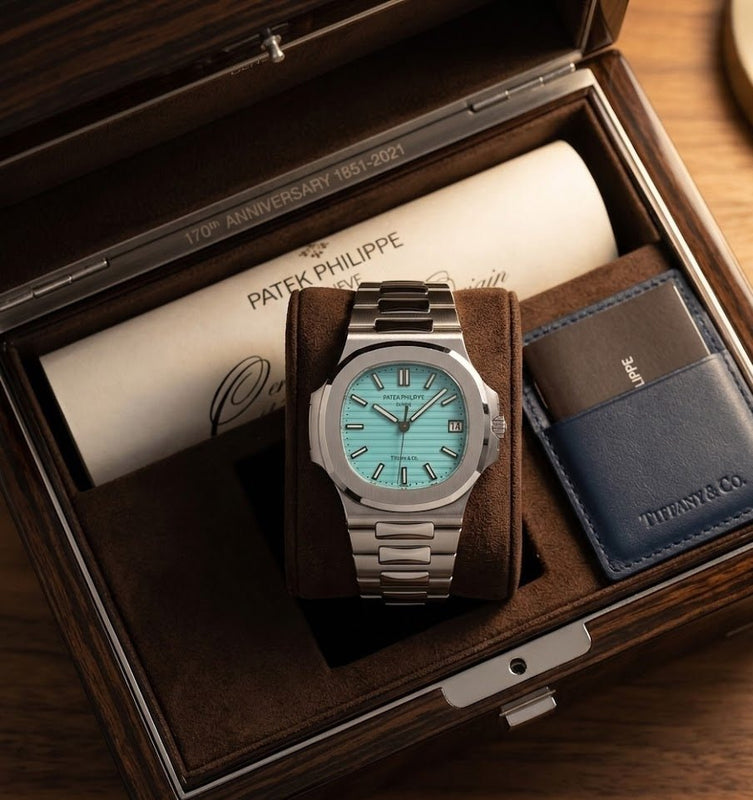 Patek Philippe X Tiffany & Co - Nautilus 5711 In Tiffany Blue