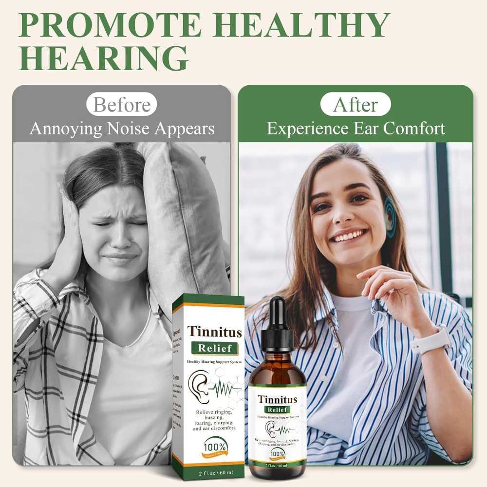 Tinnitus Relief Drops – 100% Herbal Formula || قطرات لتخفيف طنين الأذن – تركيبة عشبية 100%