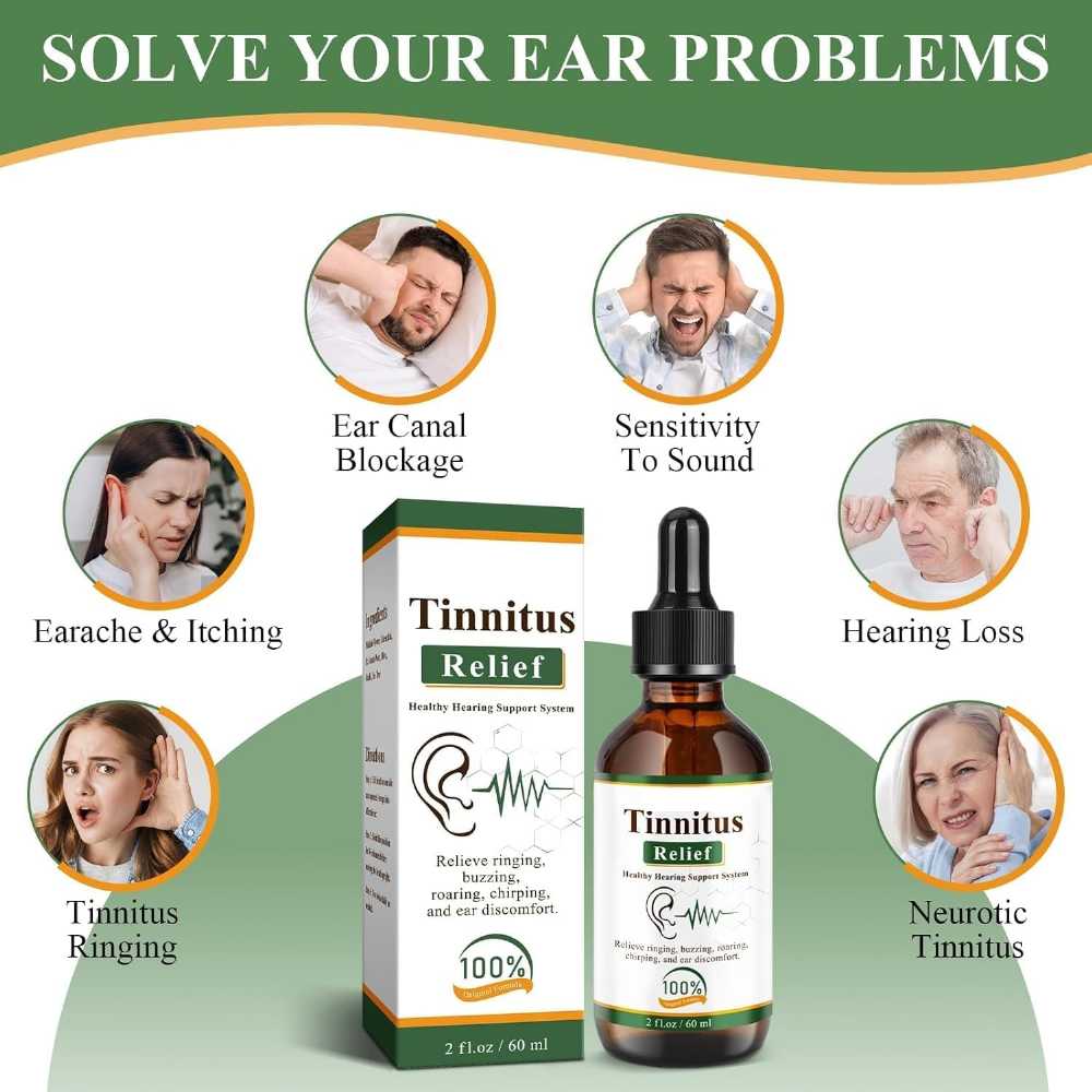 Tinnitus Relief Drops – 100% Herbal Formula || قطرات لتخفيف طنين الأذن – تركيبة عشبية 100%