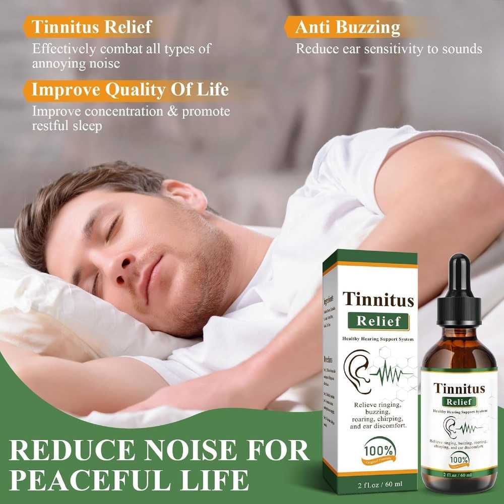 Tinnitus Relief Drops – 100% Herbal Formula || قطرات لتخفيف طنين الأذن – تركيبة عشبية 100%